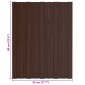 vidaXL Πάνελ οροφής 12 τεμ. Καφέ 60 x 45 cm Γαλβανισμένος χάλυβας