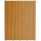 vidaXL Πάνελ οροφής 12 τεμ. Φυσικό 60 x 45 cm Γαλβανισμένος χάλυβας