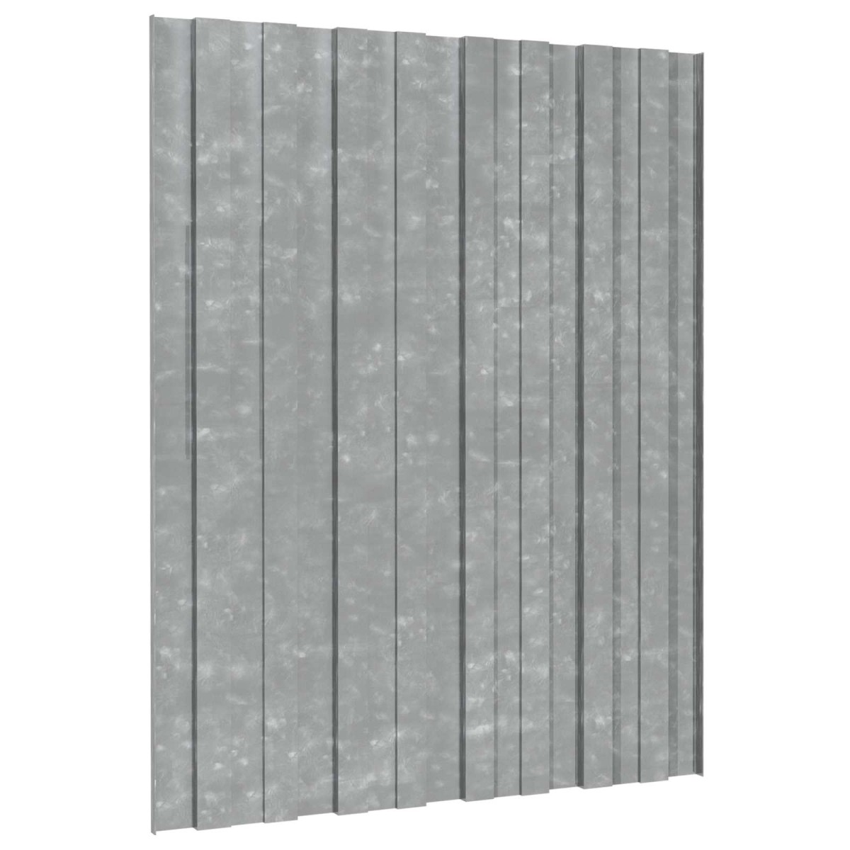 vidaXL Πάνελ οροφής 36 τεμ. Ασημί 60 x 45 cm Γαλβανισμένος χάλυβας