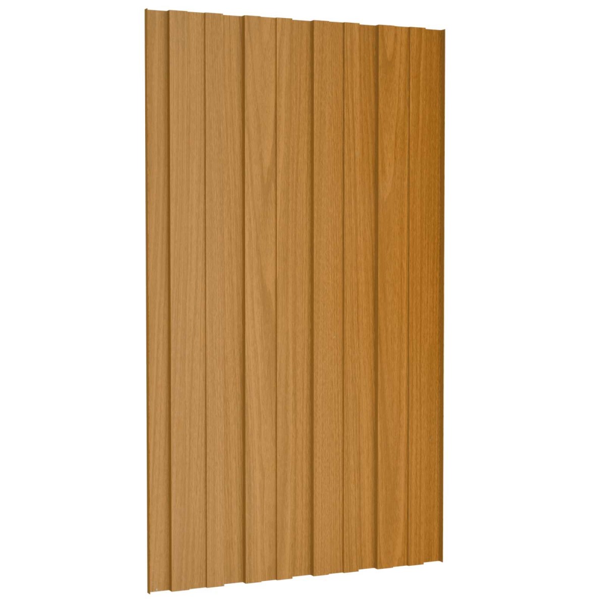 vidaXL Πάνελ οροφής 12 τεμ. Φυσικό 80 x 45 cm Γαλβανισμένος χάλυβας