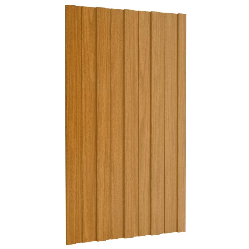 vidaXL Πάνελ οροφής 12 τεμ. Φυσικό 80 x 45 cm Γαλβανισμένος χάλυβας