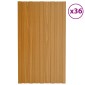 vidaXL Πάνελ οροφής 36 τεμ. Φυσικό 80 x 45 cm Γαλβανισμένος χάλυβας