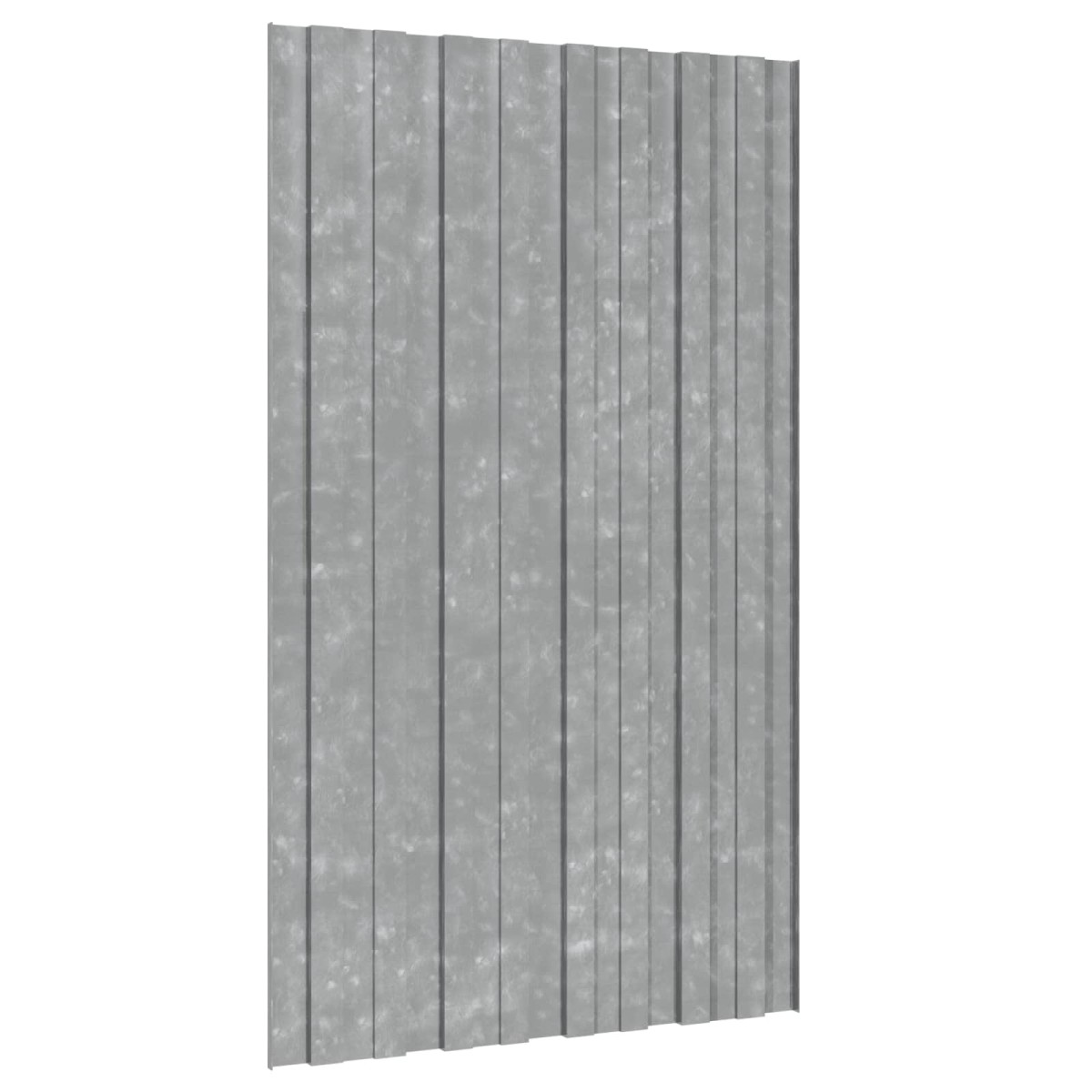 vidaXL Πάνελ οροφής 36 τεμ. Ασημί 80 x 45 cm Γαλβανισμένος χάλυβας