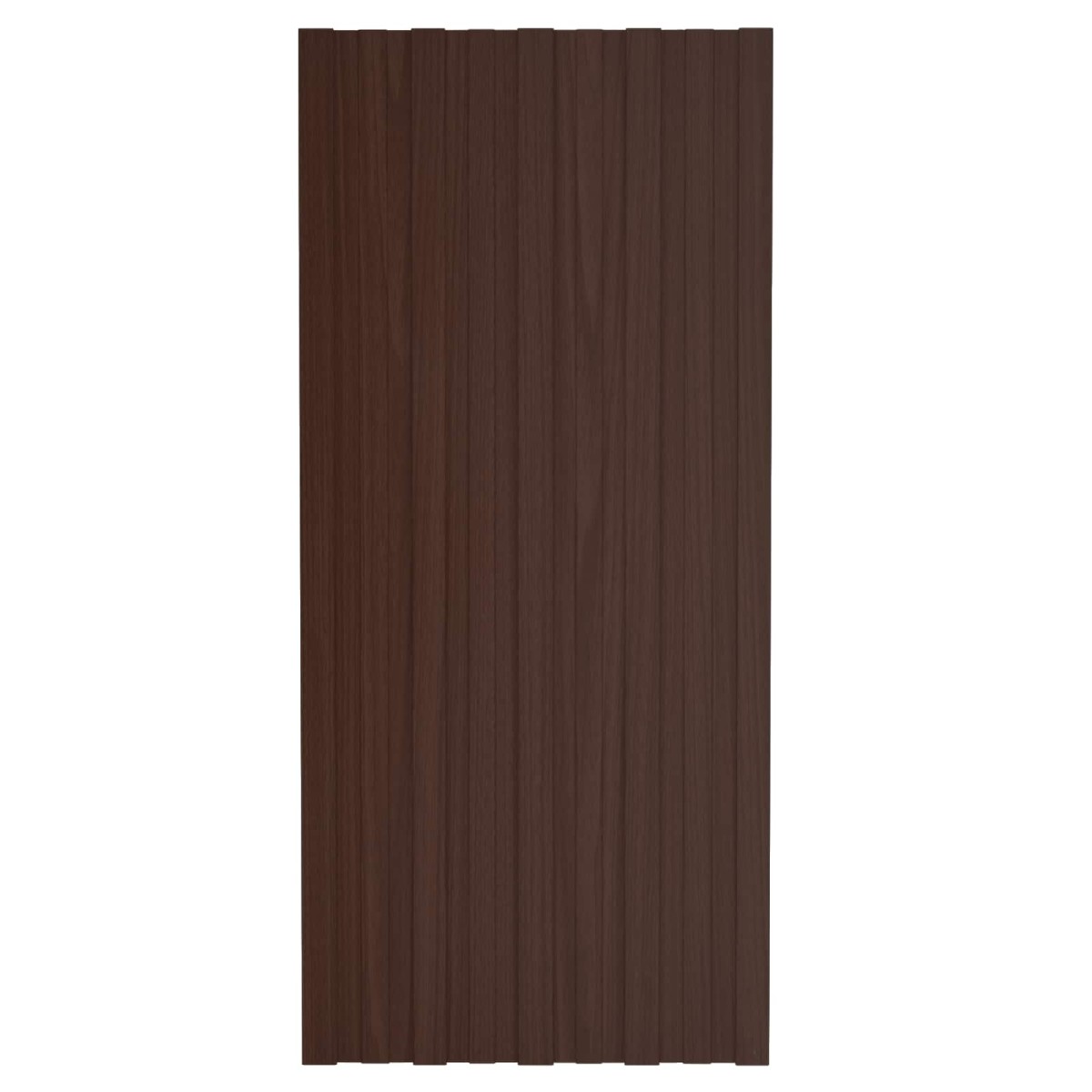 vidaXL Πάνελ οροφής 36 τεμ. Καφέ 100 x 45 cm Γαλβανισμένος χάλυβας