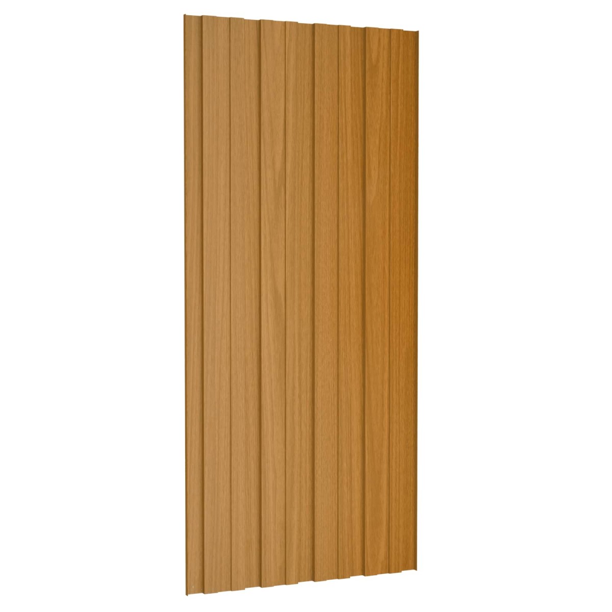 vidaXL Πάνελ οροφής 12 τεμ. Φυσικό 100 x 45 cm Γαλβανισμένος χάλυβας