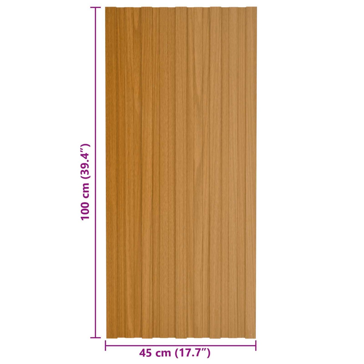 vidaXL Πάνελ οροφής 36 τεμ. Φυσικό 100 x 45 cm Γαλβανισμένος χάλυβας