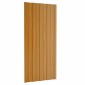 vidaXL Πάνελ οροφής 36 τεμ. Φυσικό 100 x 45 cm Γαλβανισμένος χάλυβας