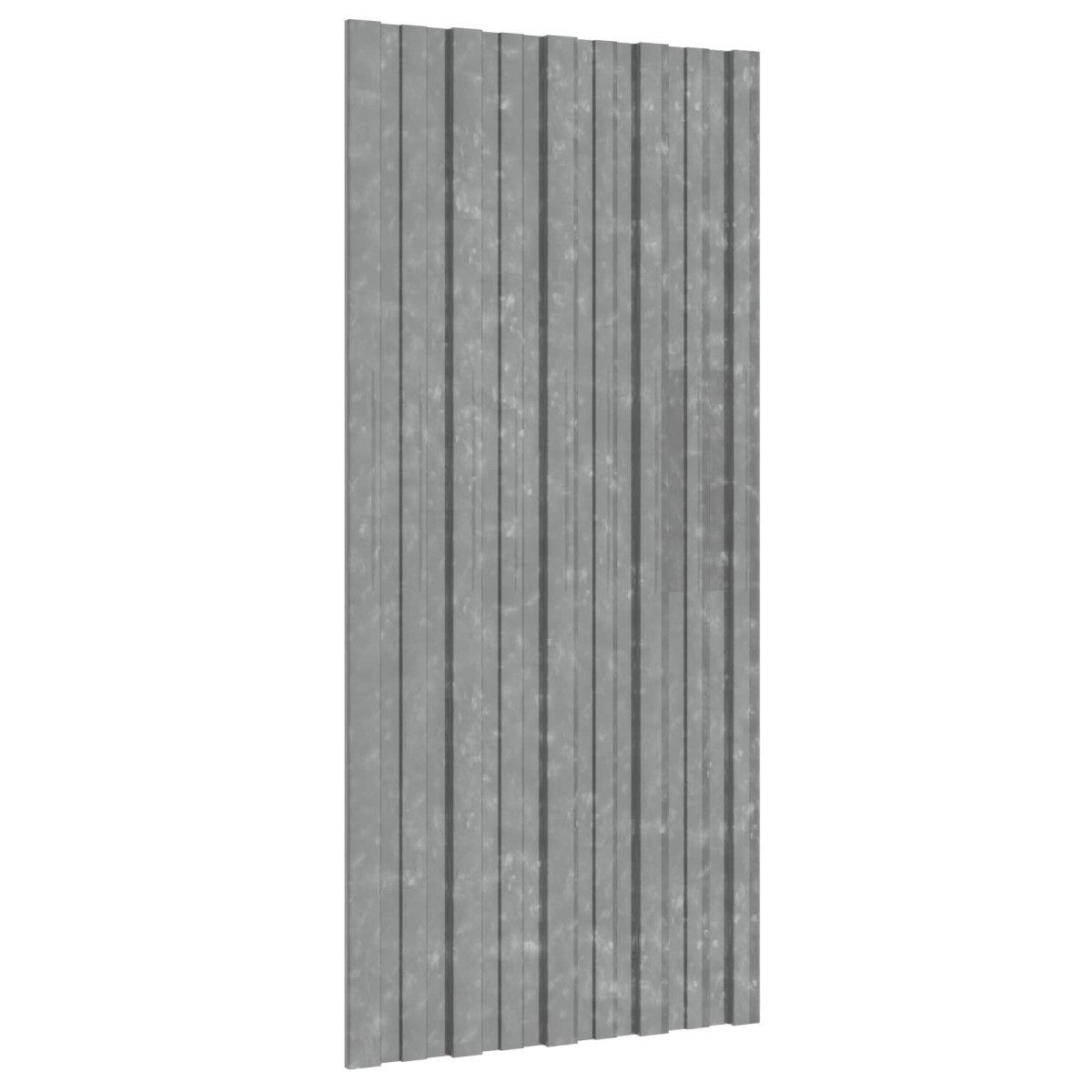 vidaXL Πάνελ οροφής 12 τεμ. Ασημί 100 x 45 cm Γαλβανισμένος χάλυβας