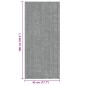 vidaXL Πάνελ οροφής 12 τεμ. Ασημί 100 x 45 cm Γαλβανισμένος χάλυβας