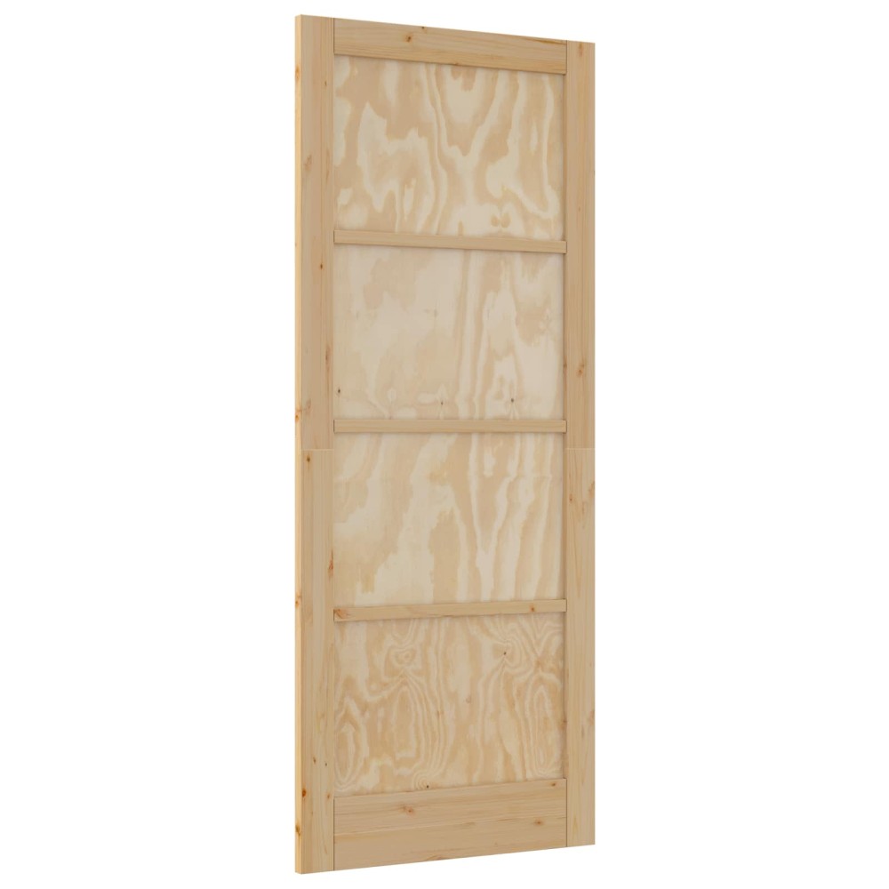 vidaXL Εσωτερική Πόρτα Φυσικό 86 x 211 cm Κόντρα πλακέ