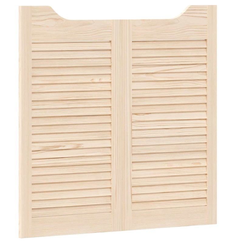 vidaXL Πόρτες Swing 2 τμχ. 80 x 40 cm Μασίφ Ξύλο Πεύκου Φυσικό