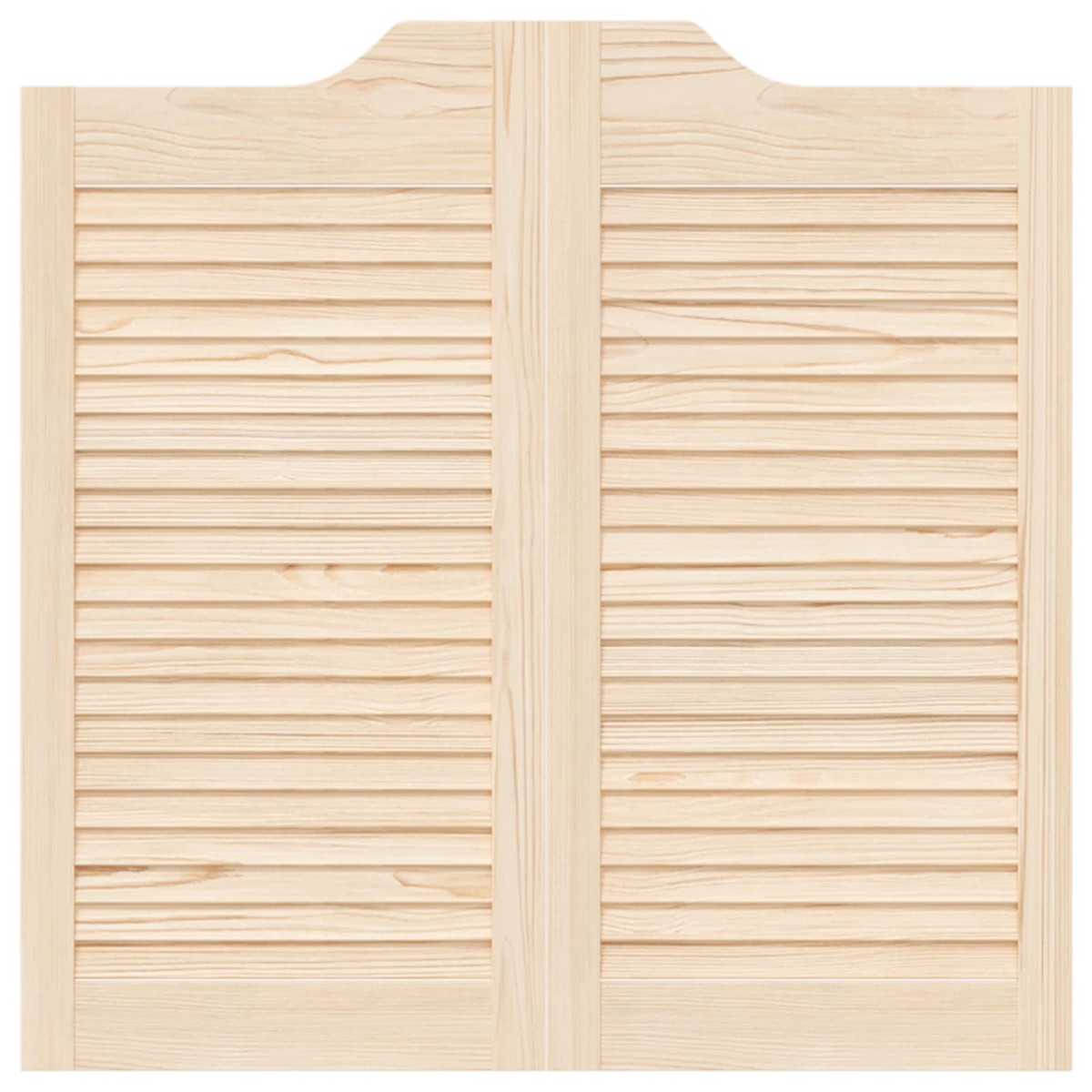 vidaXL Πόρτες Swing 2 τμχ. 80 x 40 cm Μασίφ Ξύλο Πεύκου Φυσικό
