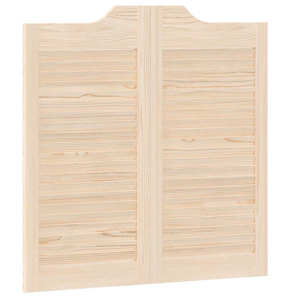 vidaXL Πόρτες Swing 2 τμχ. 80 x 40 cm Μασίφ Ξύλο Πεύκου Φυσικό