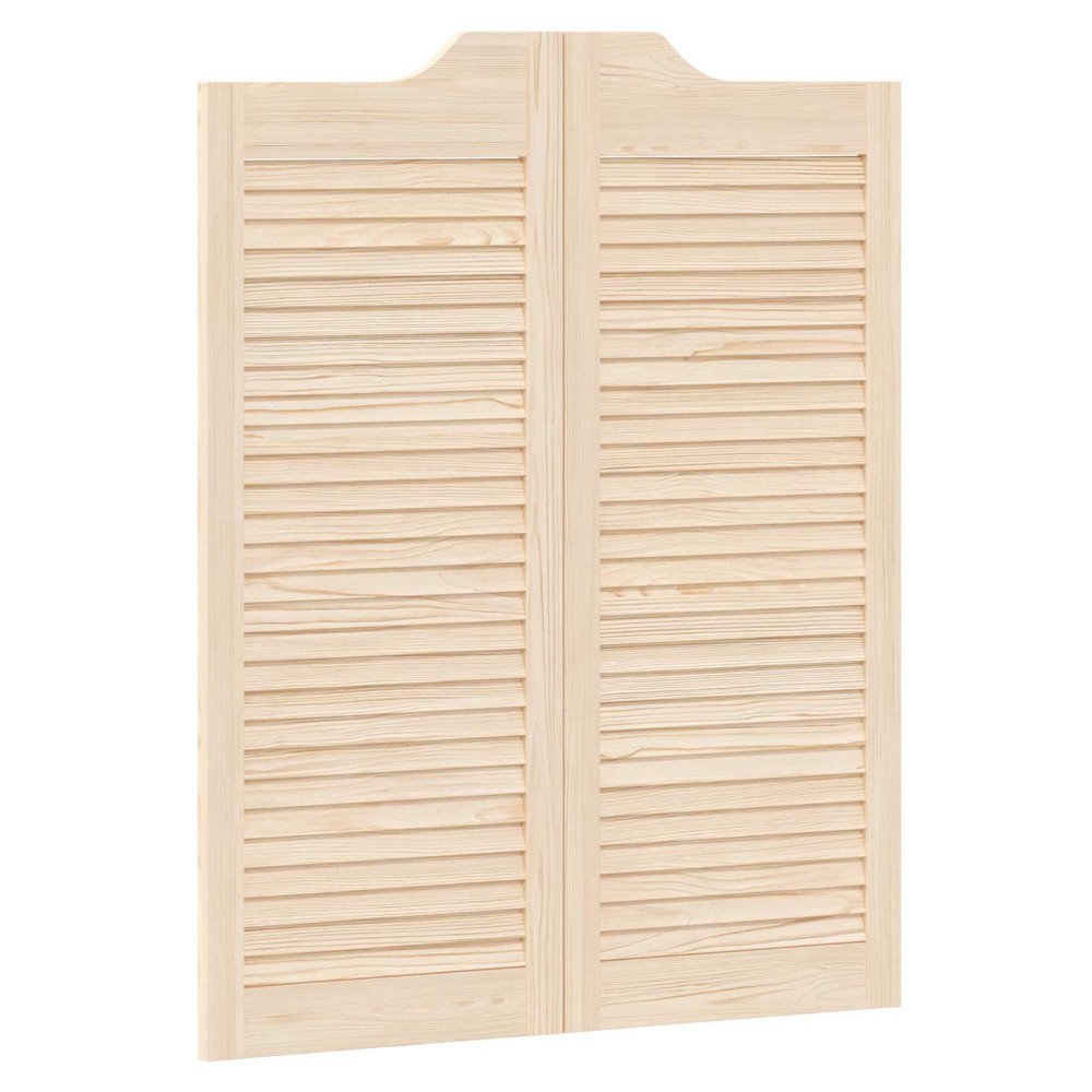 vidaXL Πόρτες Swing Φυσικό 100 x 40 cm Μασίφ Ξύλο Πεύκου