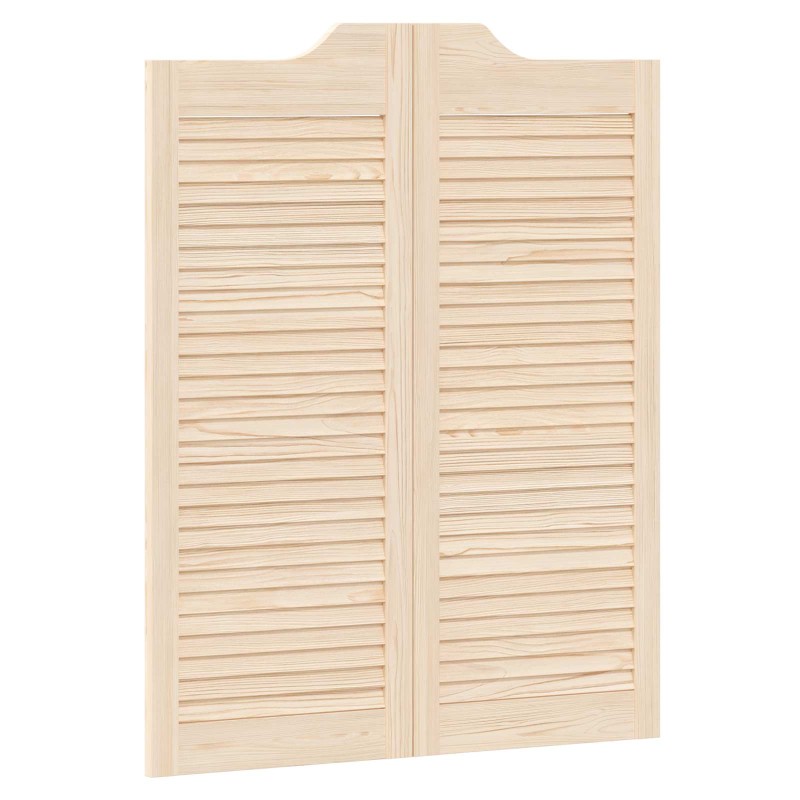 vidaXL Πόρτες Swing Φυσικό 100 x 40 cm Μασίφ Ξύλο Πεύκου