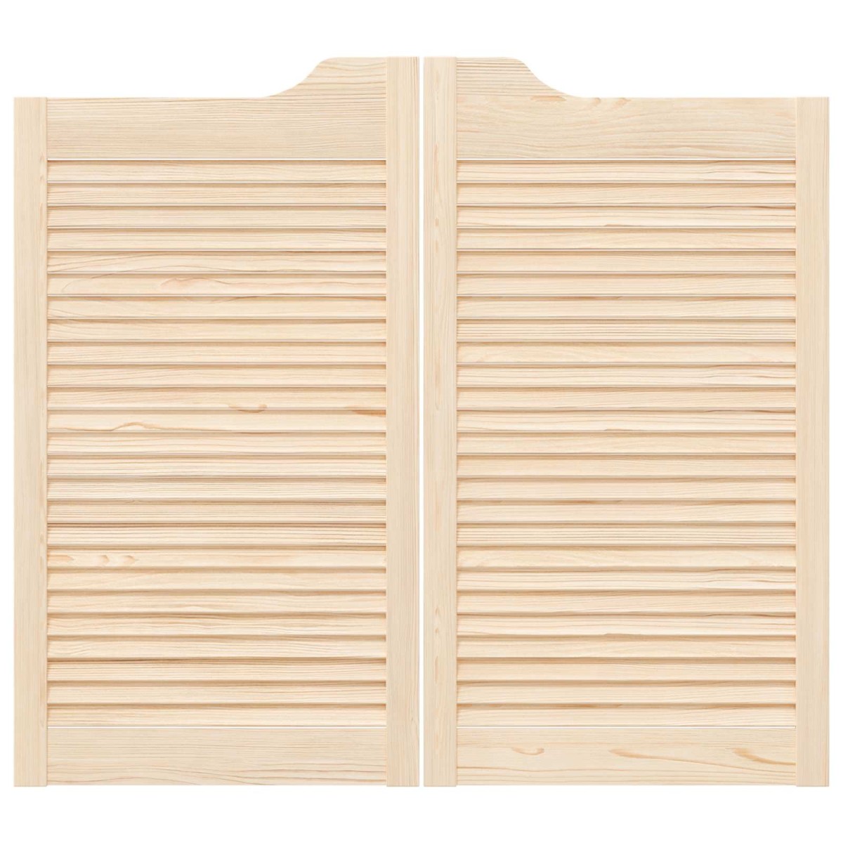 vidaXL Πόρτες Swing 2 τμχ. 90 x 50 cm Μασίφ Ξύλο Πεύκου Φυσικό