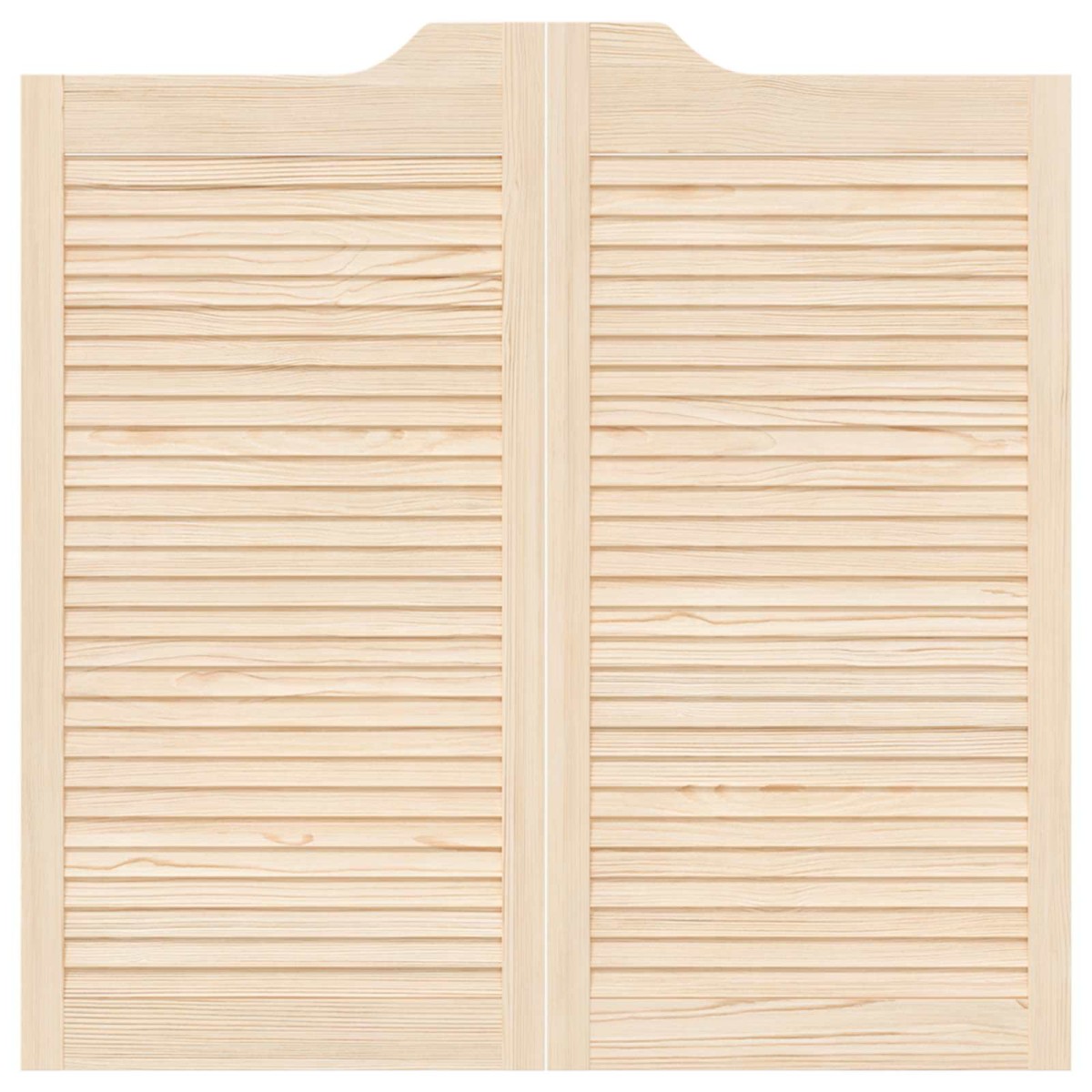 vidaXL Πόρτες Swing Φυσικό 100 x 50 cm Μασίφ Ξύλο Πεύκου