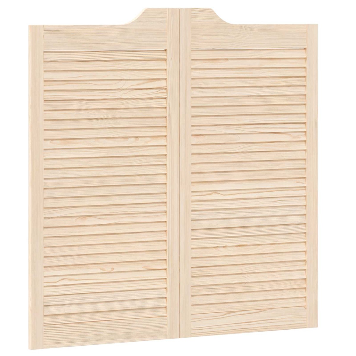 vidaXL Πόρτες Swing 2 τμχ. 100 x 50 cm Μασίφ Ξύλο Πεύκου Φυσικό