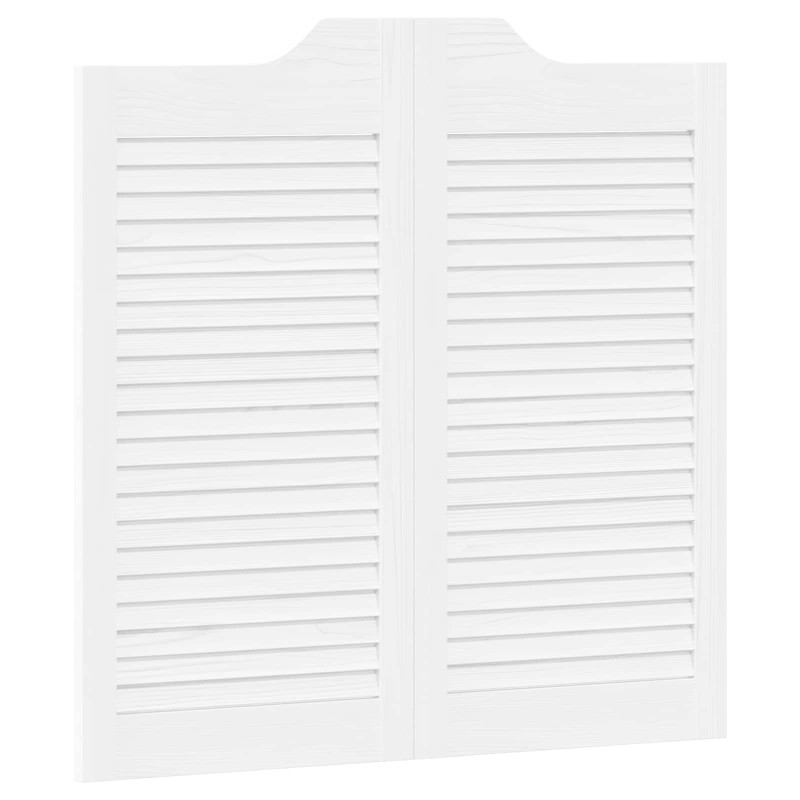 vidaXL Πόρτες Swing Λευκό 80 x 40 cm Μασίφ Ξύλο Πεύκου