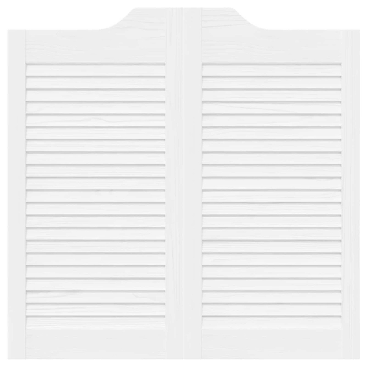 vidaXL Πόρτες Swing Λευκό 80 x 40 cm Μασίφ Ξύλο Πεύκου