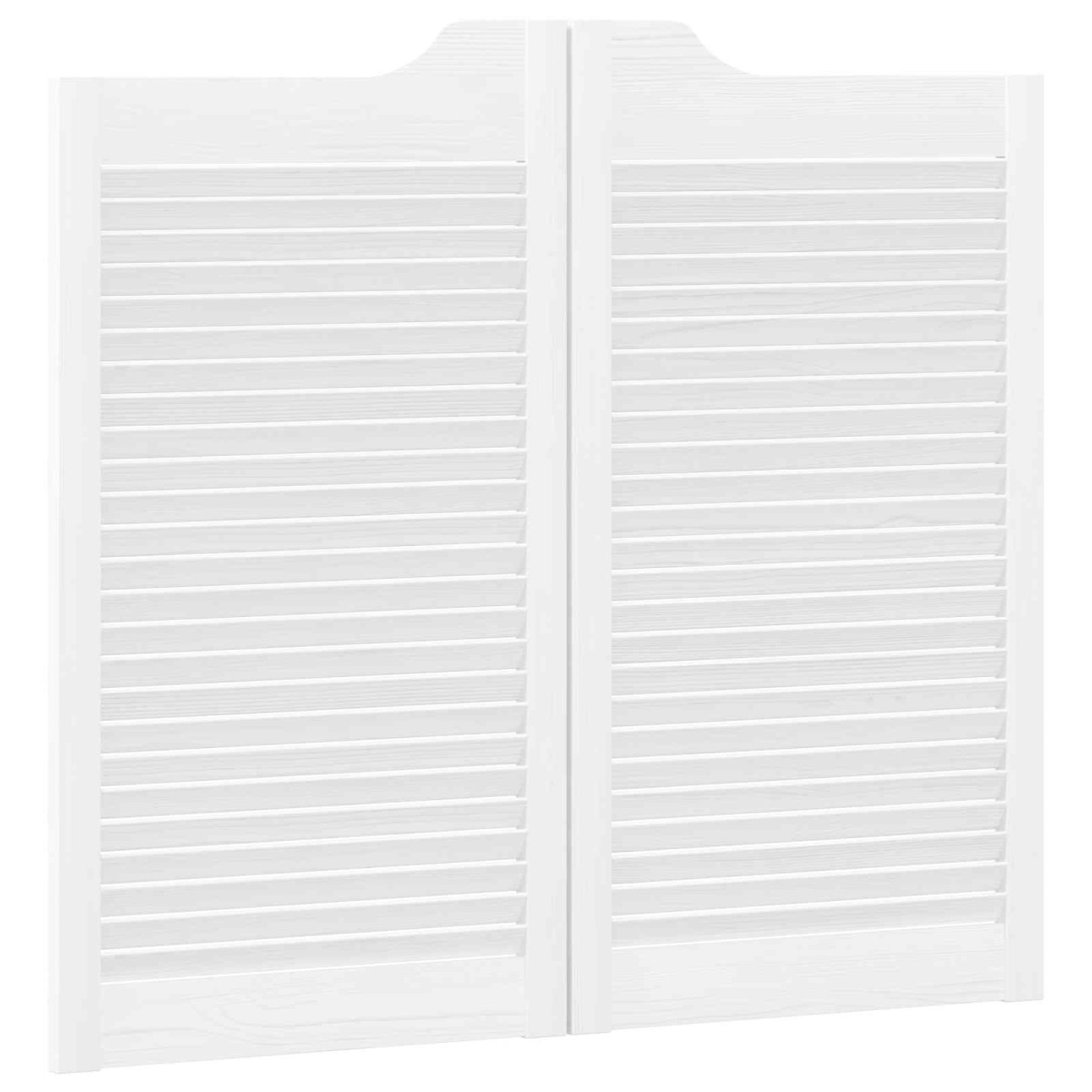 vidaXL Πόρτες Swing 2 τμχ. 90 x 40 cm Μασίφ Ξύλο Πεύκου Λευκό