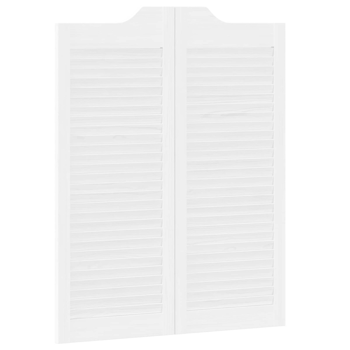 vidaXL Πόρτες Swing Λευκό 100 x 40 cm Μασίφ Ξύλο Πεύκου