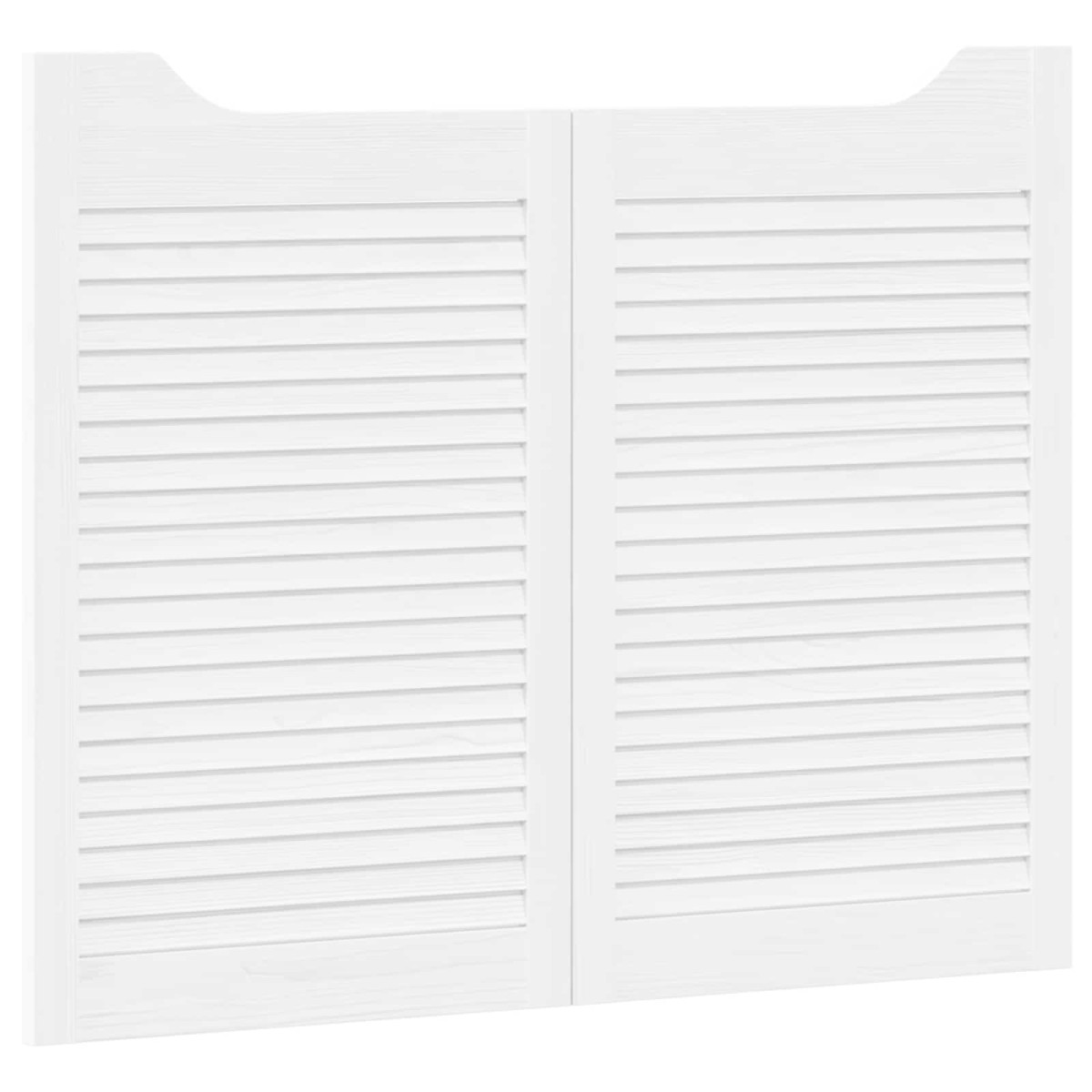 vidaXL Πόρτες Swing 2 τμχ. 80 x 50 cm Μασίφ Ξύλο Πεύκου Λευκό