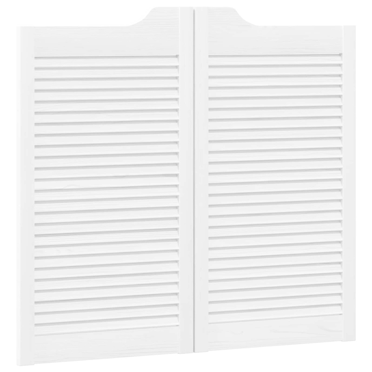 vidaXL Πόρτες Swing Λευκό 90 x 50 cm Μασίφ Ξύλο Πεύκου