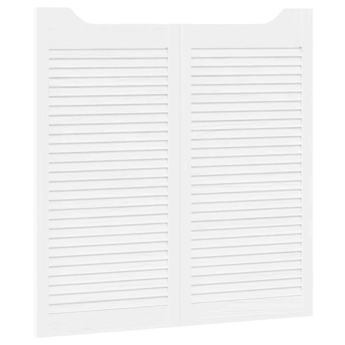 vidaXL Πόρτες Swing Λευκό 100 x 50 cm Μασίφ Ξύλο Πεύκου