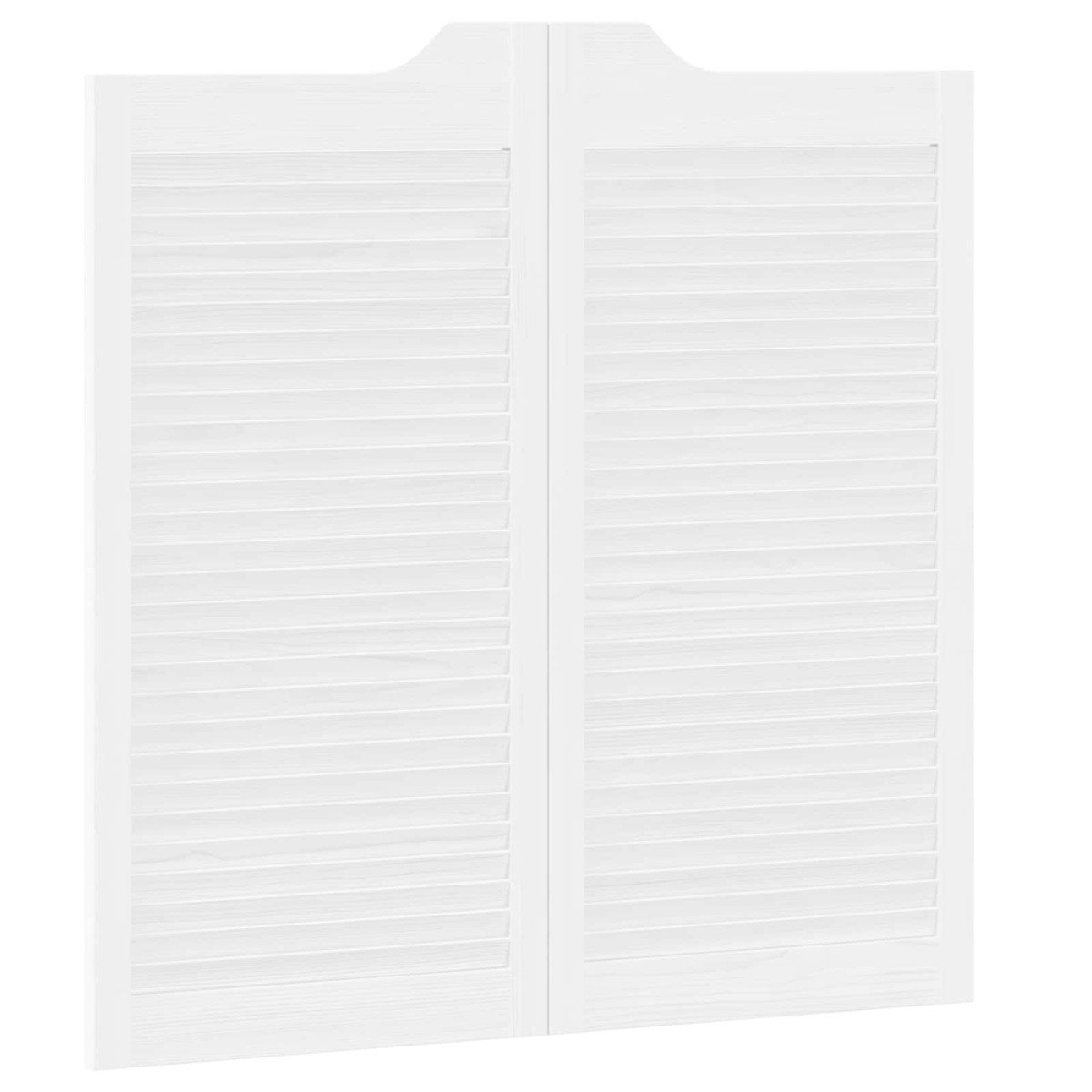 vidaXL Πόρτες Swing Λευκό 100 x 50 cm Μασίφ Ξύλο Πεύκου