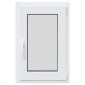 vidaXL Παράθυρο Κάτω Στρώματος RISOR 50 x 75 cm PVC και Γυαλί Λευκό