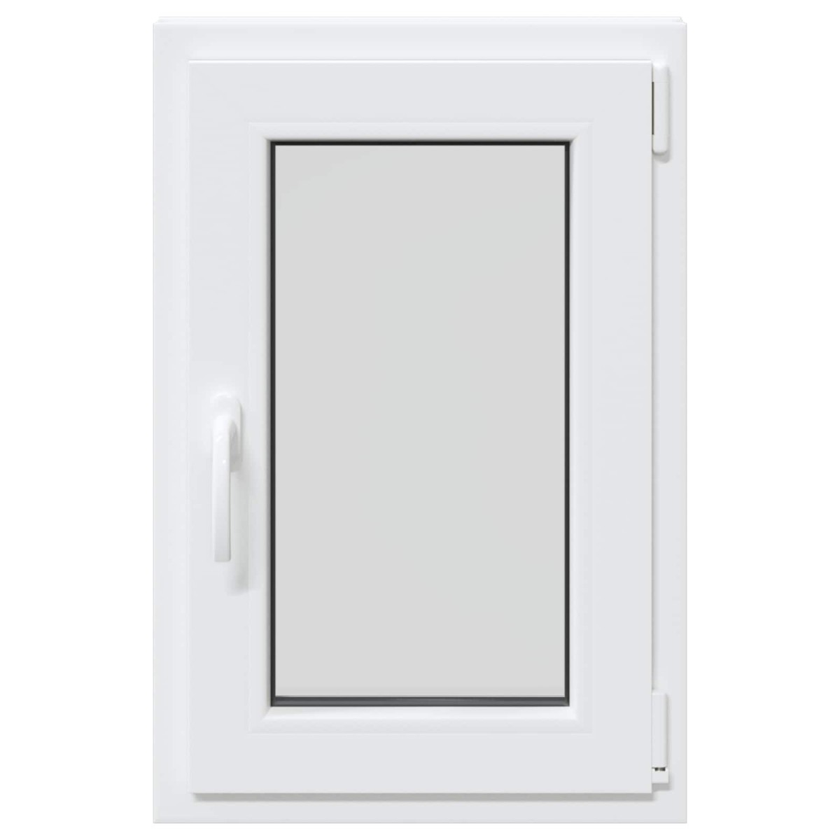 vidaXL Παράθυρο Κάτω Στρώματος RISOR 50 x 75 cm PVC και Γυαλί Λευκό