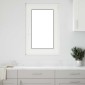 vidaXL Παράθυρο Κάτω Στρώματος RISOR 60 x 80 cm PVC και Γυαλί Λευκό