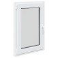 vidaXL Παράθυρο Κάτω Στρώματος RISOR 60 x 80 cm PVC και Γυαλί Λευκό