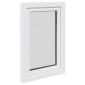 vidaXL Παράθυρο Κάτω Στρώματος RISOR 60 x 80 cm PVC και Γυαλί Λευκό