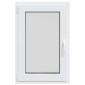 vidaXL Παράθυρο Κάτω Στρώματος RISOR 60 x 90 cm PVC και Γυαλί Λευκό