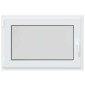 vidaXL Παράθυρο Κάτω Στρώματος RISOR 90 x 50 cm PVC και Γυαλί Λευκό