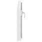 vidaXL Παράθυρο Κάτω Στρώματος RISOR 100 x 50 cm PVC και Γυαλί Λευκό