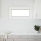 vidaXL Παράθυρο Κάτω Στρώματος RISOR 100 x 50 cm PVC και Γυαλί Λευκό