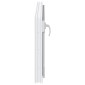 vidaXL Παράθυρο Κάτω Στρώματος RISOR 100 x 50 cm PVC και Γυαλί Λευκό