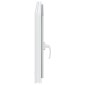 vidaXL Παράθυρο Κάτω Στρώματος RISOR 100 x 60 cm PVC και Γυαλί Λευκό