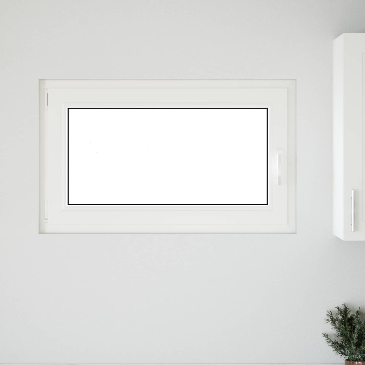 vidaXL Παράθυρο Κάτω Στρώματος RISOR 100 x 60 cm PVC και Γυαλί