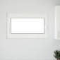 vidaXL Παράθυρο Κάτω Στρώματος RISOR 100 x 60 cm PVC και Γυαλί