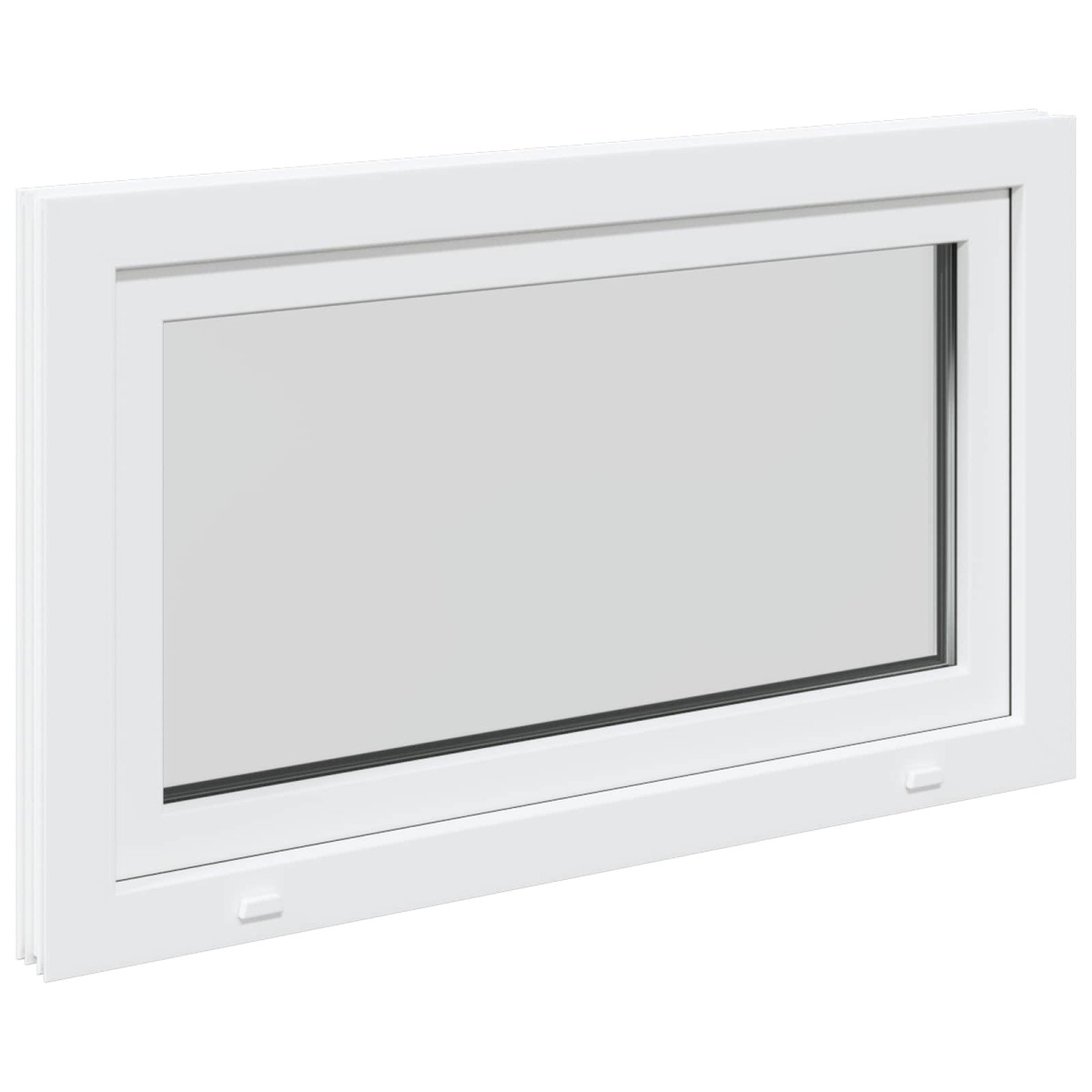 vidaXL Παράθυρο Κάτω Στρώματος RISOR 100 x 60 cm PVC και Γυαλί