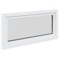 vidaXL Παράθυρο Κάτω Στρώματος RISOR 120 x 60 cm PVC και Γυαλί Λευκό
