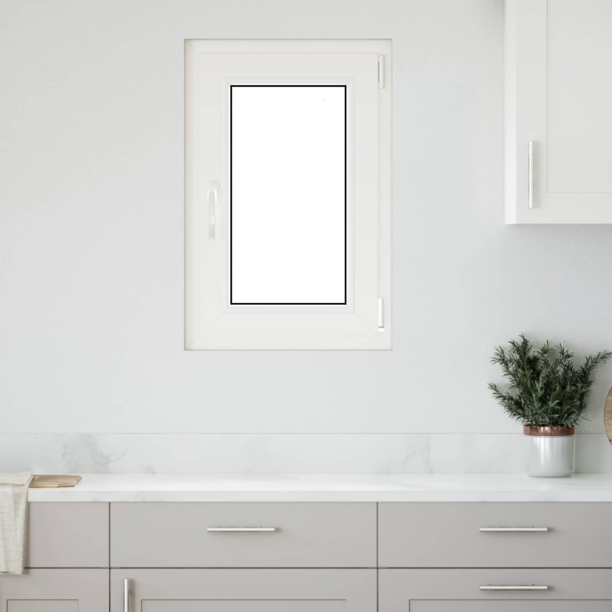 vidaXL Παράθυρο Κάτω Στρώματος RISOR 50 x 75 cm PVC και Γυαλί
