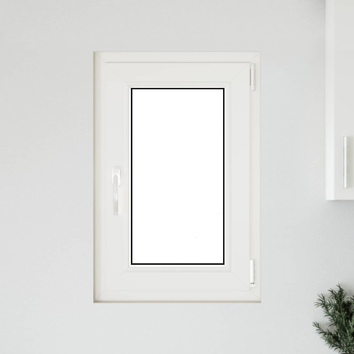 vidaXL Παράθυρο Κάτω Στρώματος RISOR 50 x 75 cm PVC και Γυαλί