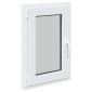 vidaXL Παράθυρο Κάτω Στρώματος RISOR 50 x 75 cm PVC και Γυαλί Λευκό