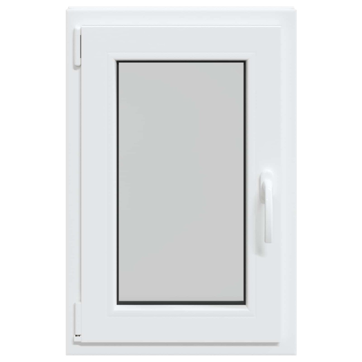 vidaXL Παράθυρο Κάτω Στρώματος RISOR 50 x 75 cm PVC και Γυαλί Λευκό