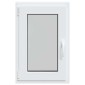 vidaXL Παράθυρο Κάτω Στρώματος RISOR 50 x 75 cm PVC και Γυαλί Λευκό